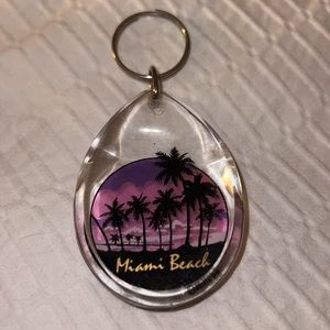 Miami Beach keychain